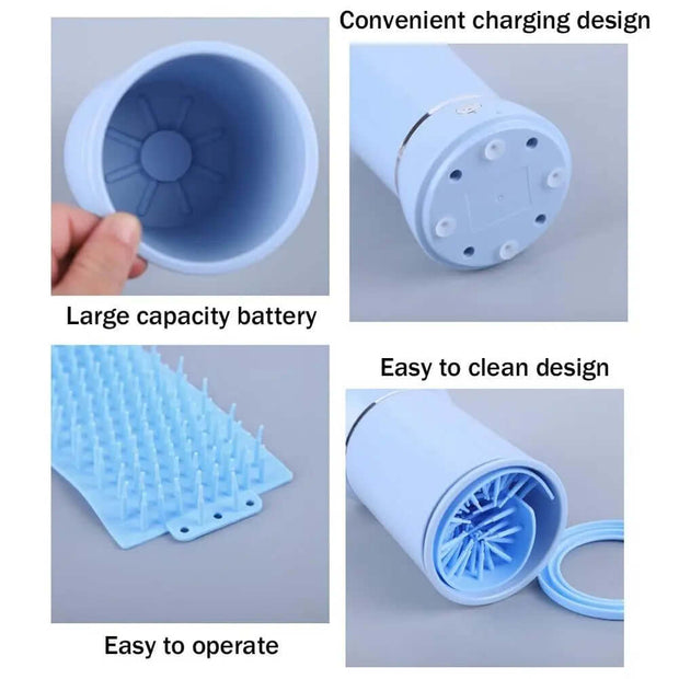 Revolutionary Portable Electric Dog Paw Washer - Keep Your Pet's Paws Clean Effortlessly!