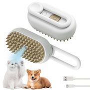 Transform Grooming with the 3-IN-1 Pet Steam Brush: Say Goodbye to Flying Fur and Hello to a Shiny Coat!