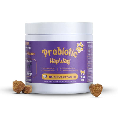 8-In-1 Multivitamin Soft Chews for Dogs - Delicious Pork Flavor with Probiotics for Gut & Immune Health - 90 Tasty Treats!