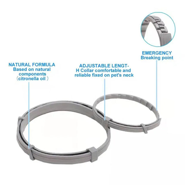 Say goodbye to fleas and ticks! 🌟 Check out our 38/70CM retractable anti-parasitic collars for dogs and cats—perfect for keeping your furry friends safe and stylish! 🐾💖