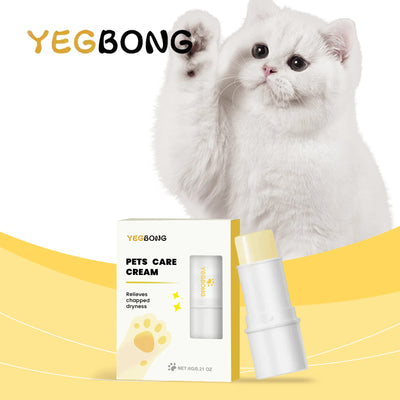 Revitalize Your Pet's Paws with YEGBONG Gentle Moisturizing Balm Stick – Vet-Approved Care for Dogs & Cats with Dry, Cracked Pads!